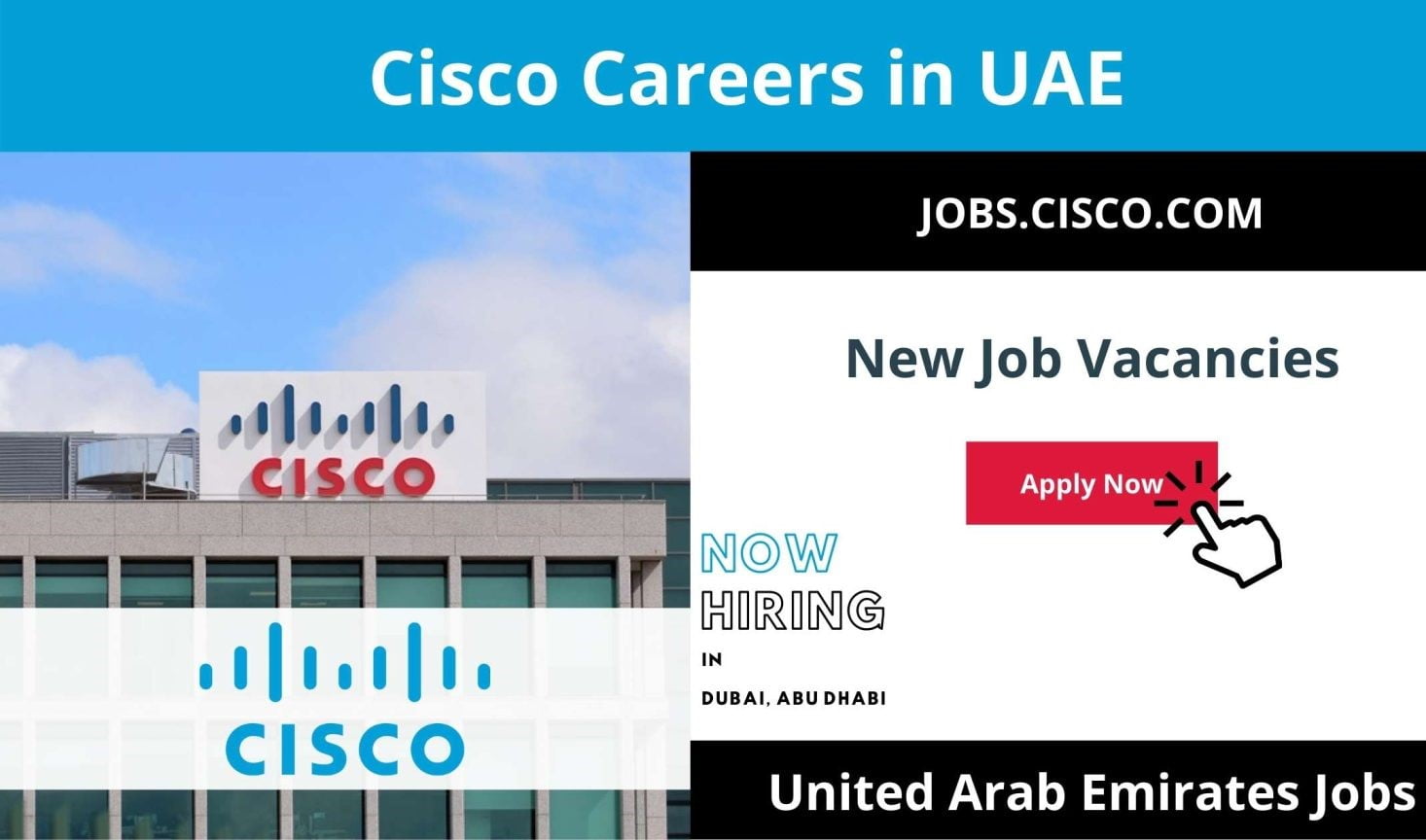 Cisco Careers 2024 in UAE New Job Vacancies