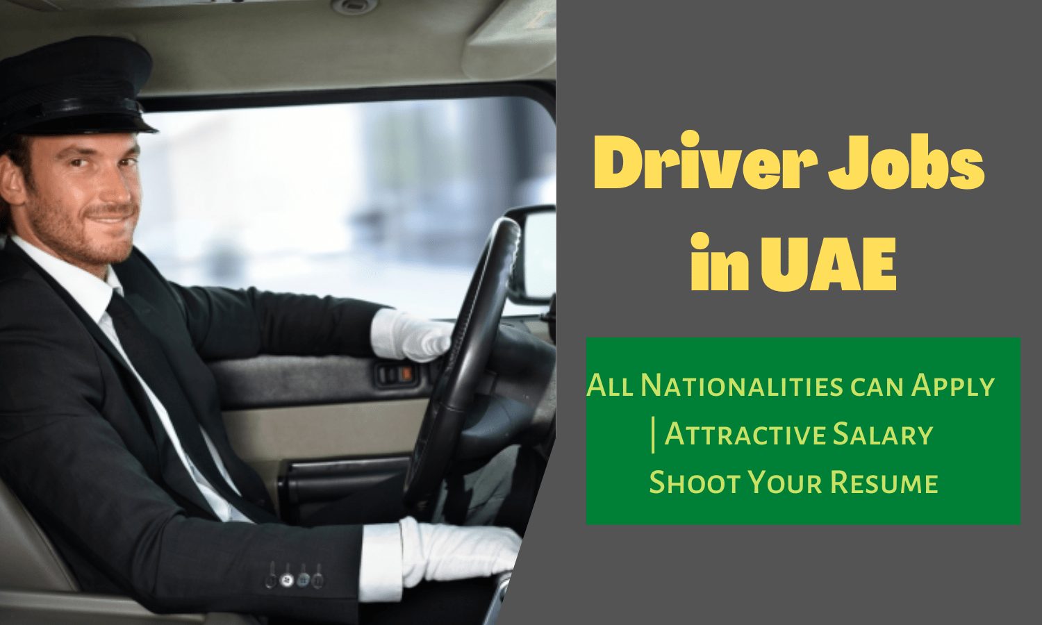 High CPC Driver Jobs in UAE: Tips and Strategies for Job Seekers