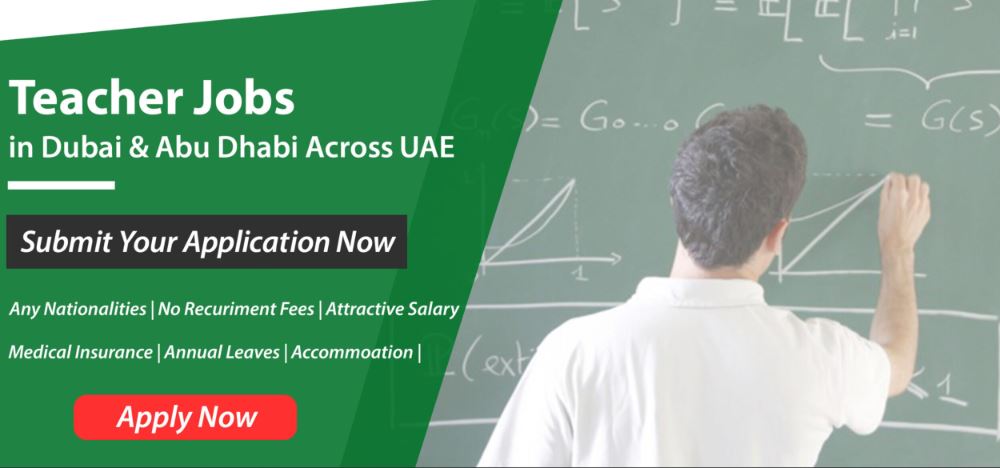 Teaching Jobs In Dubai All Over UAE 2024